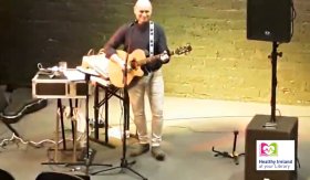 As part of Healthy Ireland at Your Library concert in Co. Clare, Patrick Roche sings Stop the World (And Let Me Off)